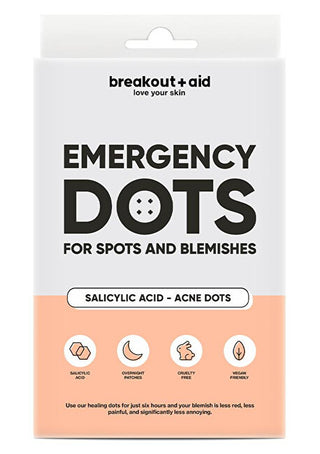 Breakout+aid Επίθεμα ακμής με κουκκίδες έκτακτης ανάγκης σαλικυλικού οξέος 72 τεμαχίων