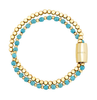 Breil Βραχιόλι διπλής σφαίρας με μαγνητικό σύστημα τιρκουάζ TJ3585