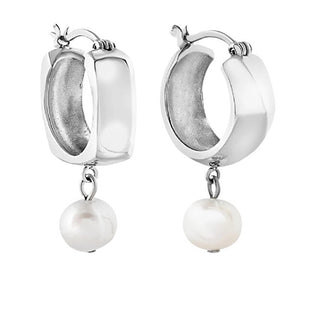 Breil Λαχταριστά ασύμμετρα σκουλαρίκια Tetra Pearl TJ3498