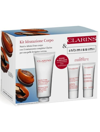 Clarins مجموعة هدايا العناية بالجسم وترطيب الجسم