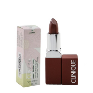 Clinique, Even Better Pop, vitamín E, dlouhotrvající, krémová rtěnka, 14, uhnízděná, 3,9 g
