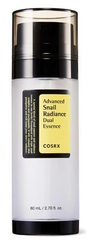 Cosrx Émulsion cutanée à la sécrétion d'escargot (Advanced Snail Radiance Dual Essence) 80 ml