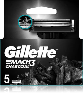 Gillette Mach3 Carbon Replacement Blades 5 Pieces