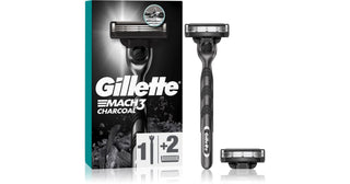 Gillette Mach3 Carbon Razor + 2 Replacement Blades