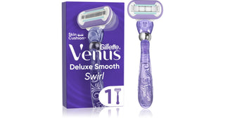 Gillette Venus Deluxe Smooth Swirl scheermes + vervangende mesjes 1 stuk