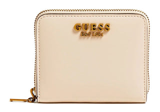 Guess, Laurel, portafoglio in tessuto, SLG con zip piccola, SWVB8500370, rum chiaro, da donna