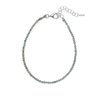 Alisia Браслет из амазонитовых бусин AL1235-Серебро-Амазонит