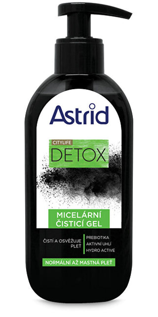 Astrid Gel de Limpeza Micelar para Pele Normal a Oleosa Detox 200ml