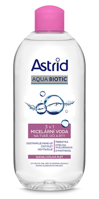 Astrid Água micelar 3 em 1 para pele seca e sensível Soft Skin 400 ml