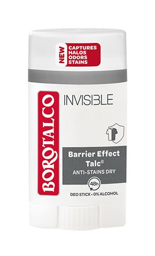 Borotalco Invisible Solid Deodorant (Deo Stick) 40 ml