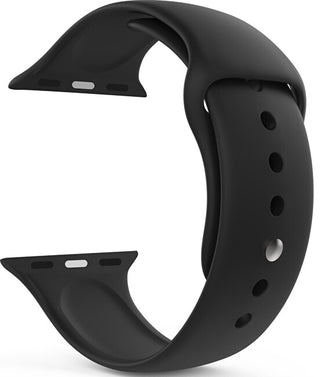 4wrist רצועת סיליקון ל-Apple Watch - שחור 42/44/45 מ"מ - S/M