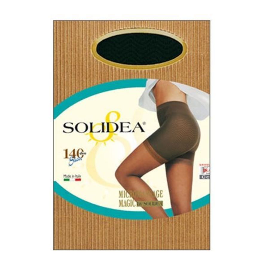 Solidea Magic 140 透明紧身裤 光滑网眼 18 21mmHg 烟熏色 3ML