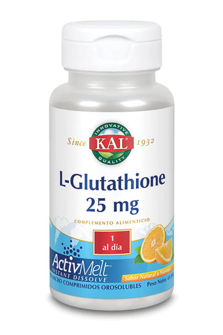 Kal L-Glutation 25 Mg 90 compresse Sublingulaes Naranja