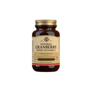 capsule vegetali Solgar Natural Cranberry con vitamina C - Confezione da 60