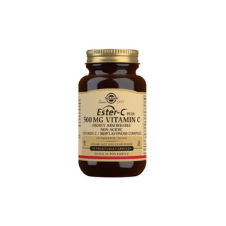 capsule vegetali di vitamina C Solgar Ester-C Plus 500 mg - Confezione da 50