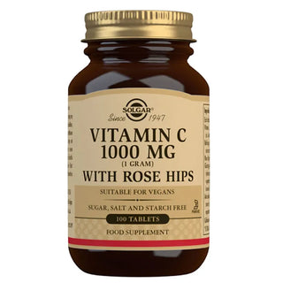 Solgar Vitamina C 1g 100 compresse con Rosa Canina