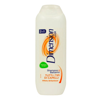 Dimension By Lux 2In1 Shampoo & Balsamo tutti i tipi capelli 250 Ml