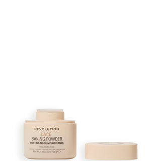 Makeup revolution Lievito in polvere, Illuminante, Cipria fissante sfusa, Pizzo, 30 g