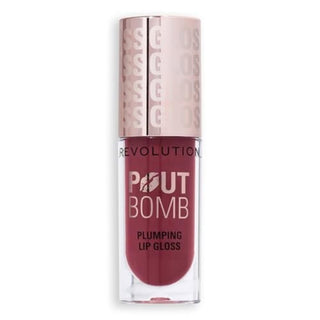 Makeup revolution Bomba Pout, Plump, Lucidalabbra, Rosa Palissandro, 4,6 ml