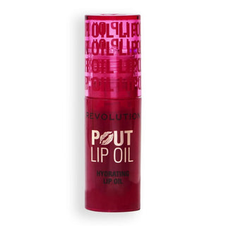 Makeup revolution Broncio, Lucentezza, Olio Labbra, Rosso Ciliegia, 3 ml