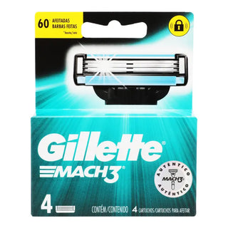 Gillette Mach3 - Ersatzklingen 4 Stück 