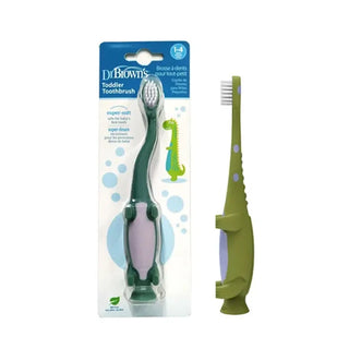 Spazzolino da denti Dr. Brown 1-4 anni Dinosauro