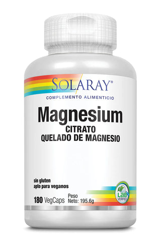 Solaray Big Magnesium Citrate 180 Vcapsule
