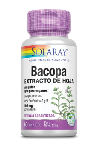 Solaray Bacopa 100 Mg 60 Vcapsule