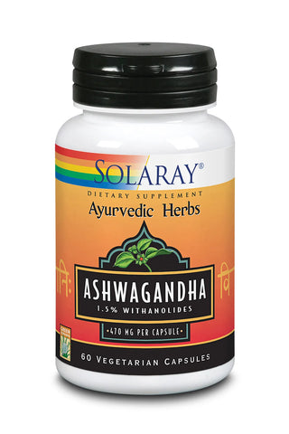 Ashwagandha 470 mg 60 capsule vegetali - Solaray