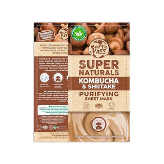 Earth Kiss Super Naturals maschera in tessuto kombucha e shiitake 16ml
