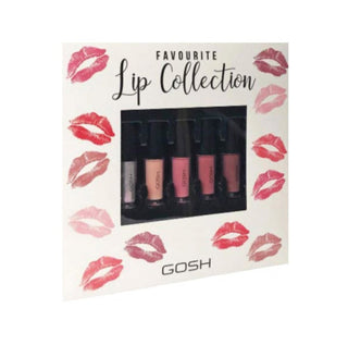 Gosh Set, Collezione Labbra Preferite, Rossetto Liquido, 5 pz