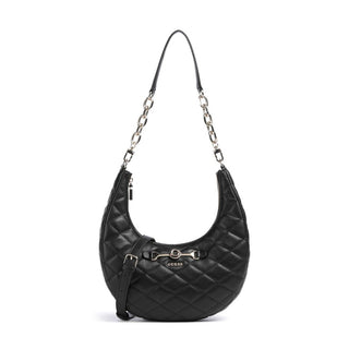 Guess Frances Banana Bag HWQG2241010-BLA — Dame taske