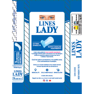 Lines Lady Anatomico 9 pezzi — Assorbenti