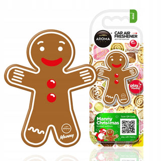 Aroma Car Manny Christmas, Pan Di Zenzero, Deodorante Per Auto