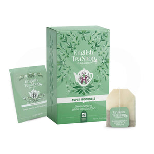 English tea shop Sencha, White Tea and Matcha BIO 20 bags