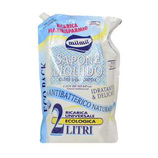 Mil Mil Sapone Liquido Per Mani Viso Corpo Nutriente E Delicato Ricarica 2 L