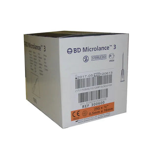 Ago microlance BD 0,5 mm x 16 mm 100 unità