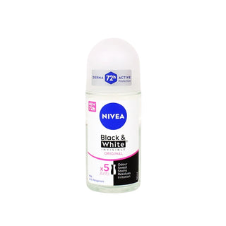Nivea Invisible For Black & White Original Deodorante Roll-On 50 ml — Deodorante roll-on