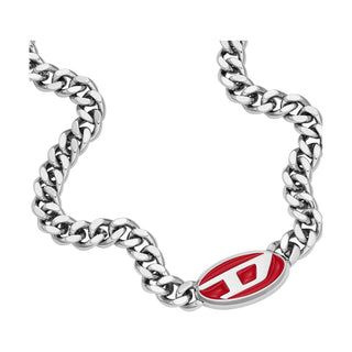 Diesel Collana in acciaio uomo DX1446040 — Collana