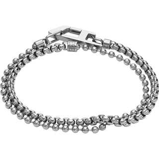 Diesel Bracciale acciaio senza tempo DX1473040 — Pulsera