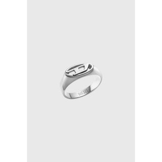 Diesel Anello donna acciaio logo DX1587040 Circonferenza 54 mm — Anello