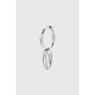 Diesel Orecchino singolo cerchio 2in1 D Logo DX1601040 — Kolczyki