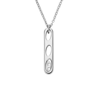 Diesel Collana acciaio D Logo DX1662040 — Collana