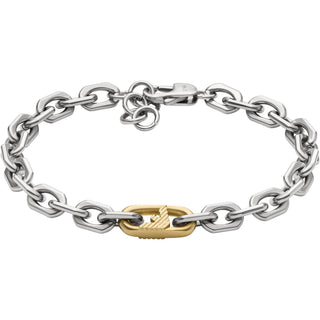 Emporio Armani Bicolor Edelstahl Herrenarmband EGS3148040 — Armband