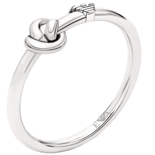 Emporio Armani Anello Knot Sentimental argento EG3644040 53 mm — Sormus