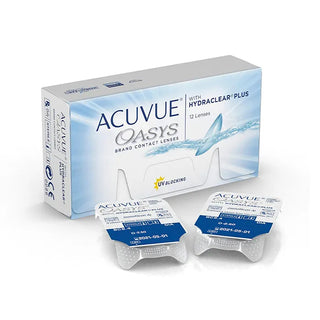 Lenti a contatto Acuvue Oasys Hydraclear di ricambio 2 settimane - 2,25 BC/8,4 12 unità