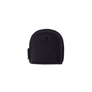 Segali Mini portafoglio in pelle 363 Nero — Accessori donna