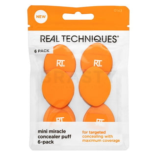 Real Techniques Mini Miracle Concealer Puff confezione da 6