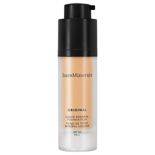 Bareminerals Original Liquid Mineral, fondotinta liquido, luminoso, 15, medio neutro, SPF 20, 30 ml
