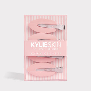 Kardashian Beauty Kylie Skin, fermaglio per capelli, rosa, 4 pz